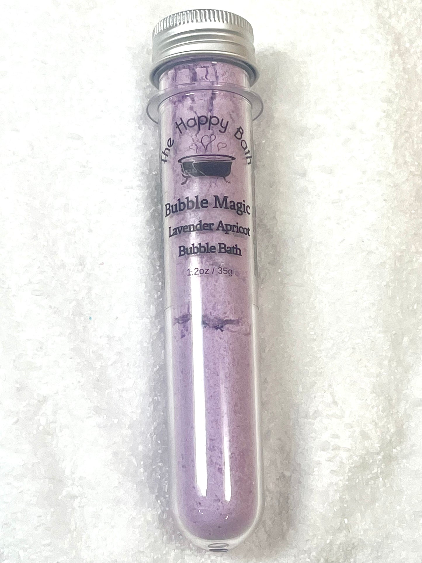 Lavender Apricot Bubble Tube